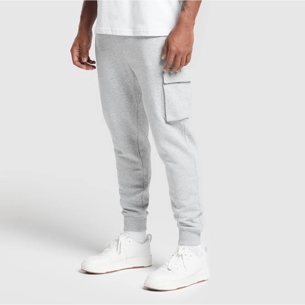 Gymshark Cargo Jogger Sweatpants Sports Grey Men’s Medium